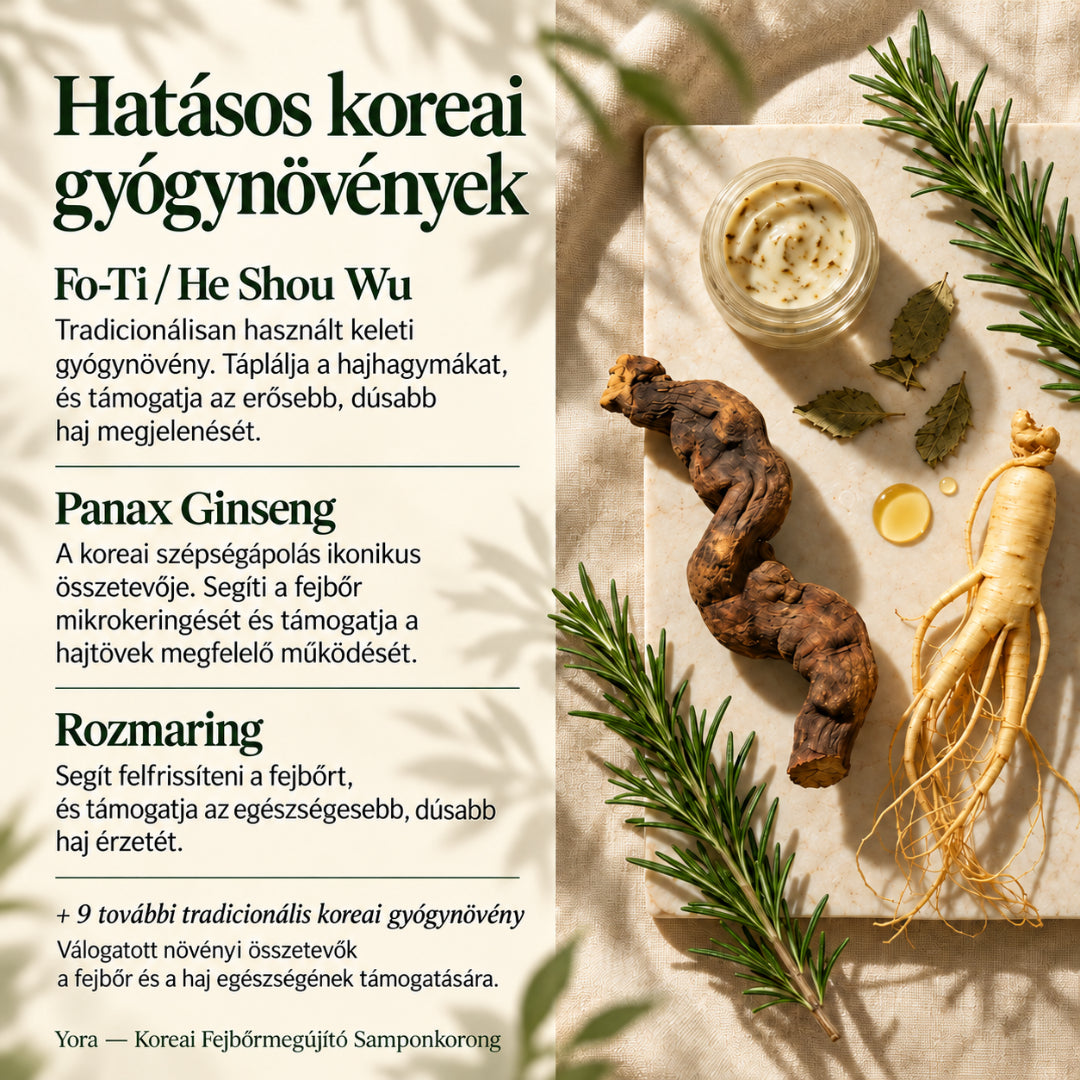 Koreai hajdúsító sampon